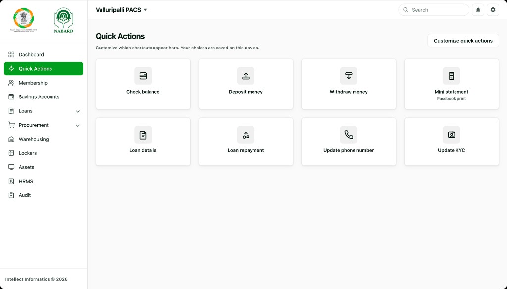 Unite ERP dashboard preview